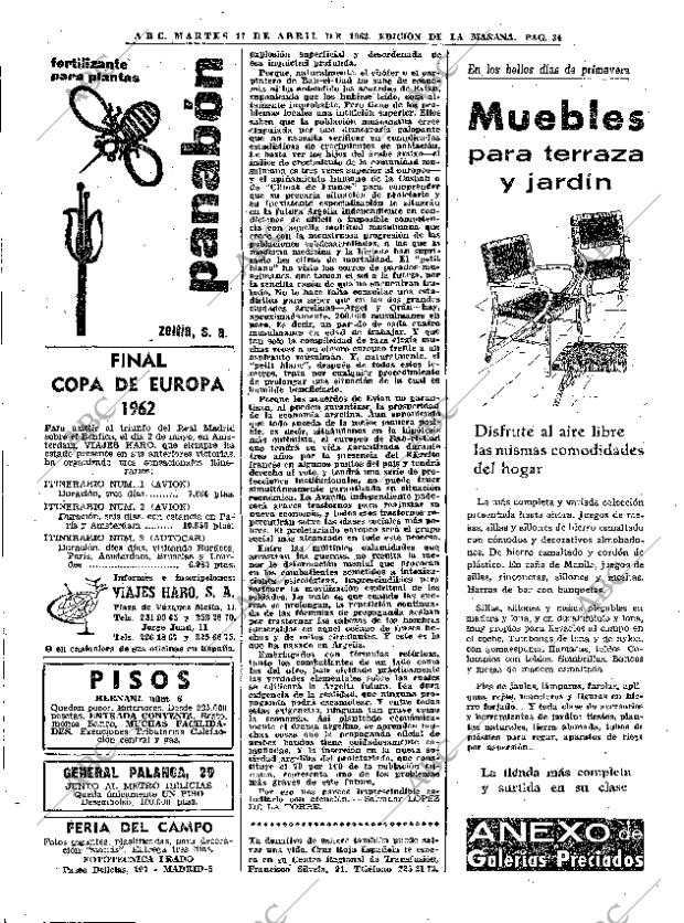 ABC MADRID 17-04-1962 página 34