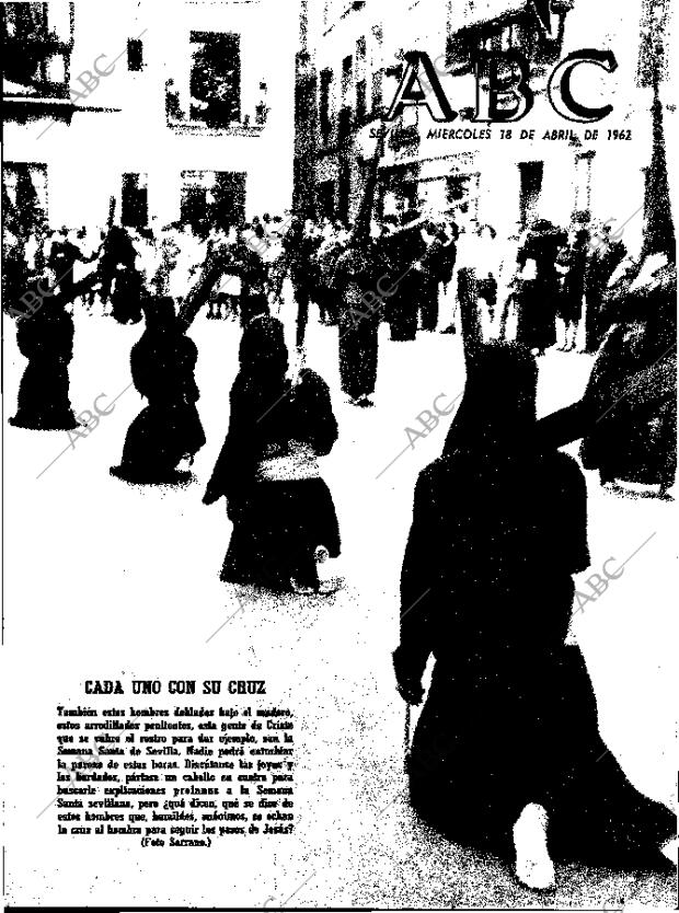 ABC SEVILLA 18-04-1962 página 1