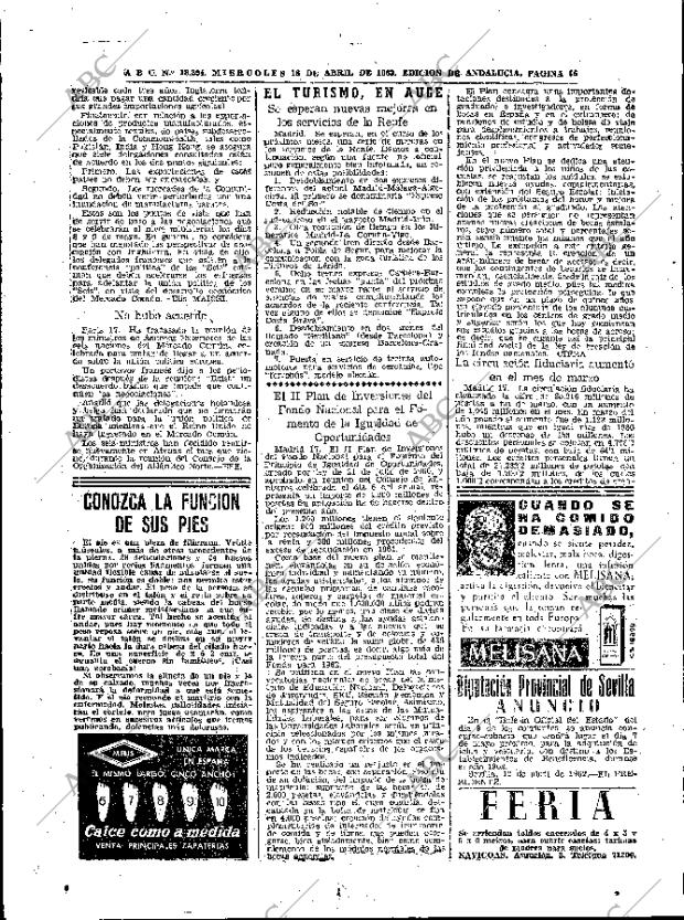 ABC SEVILLA 18-04-1962 página 26