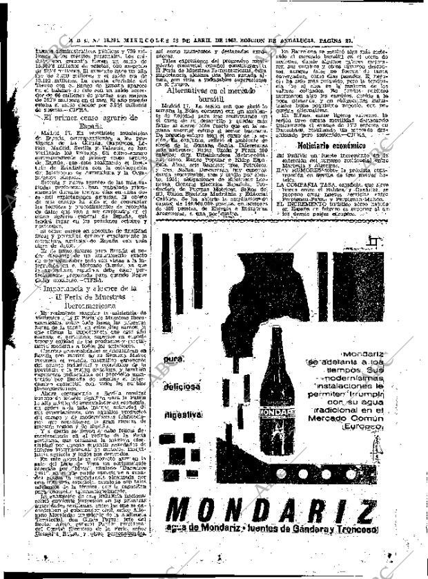 ABC SEVILLA 18-04-1962 página 27