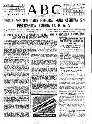 ABC MADRID 19-04-1962 página 31