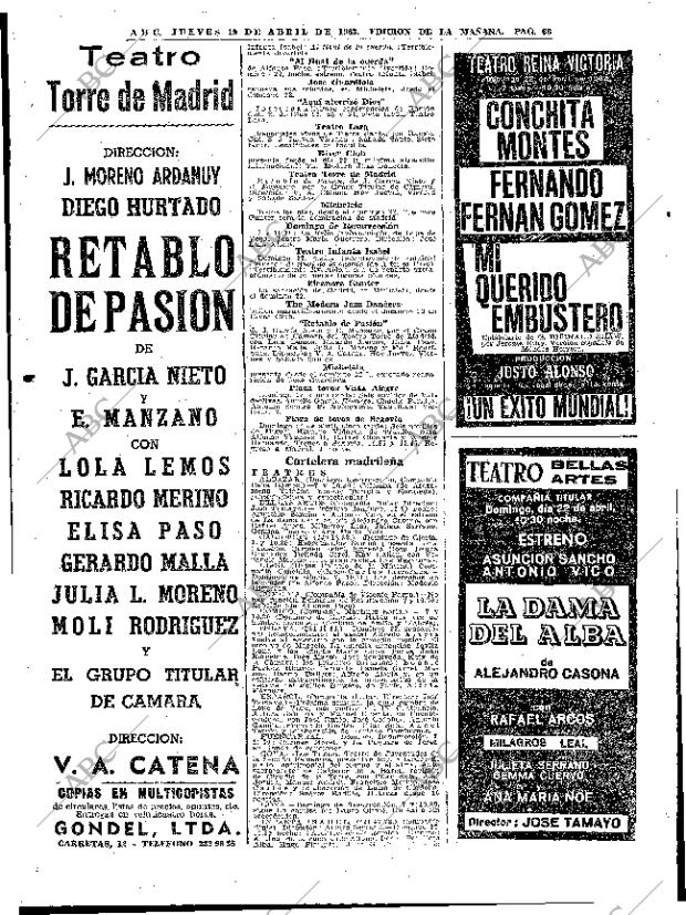 ABC MADRID 19-04-1962 página 68