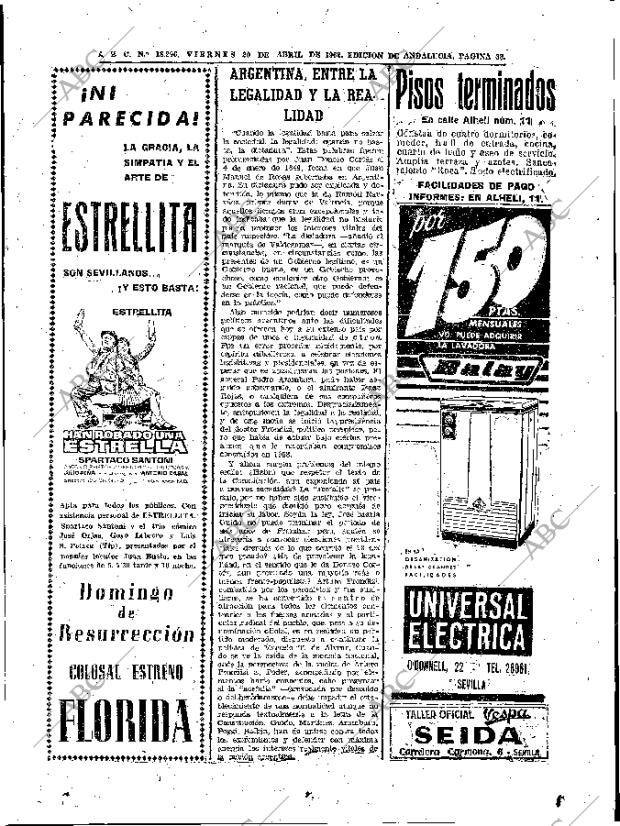 ABC SEVILLA 20-04-1962 página 38