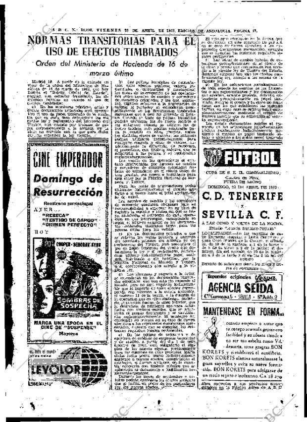 ABC SEVILLA 20-04-1962 página 43