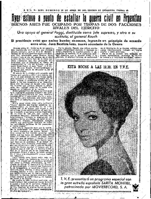 ABC SEVILLA 22-04-1962 página 63
