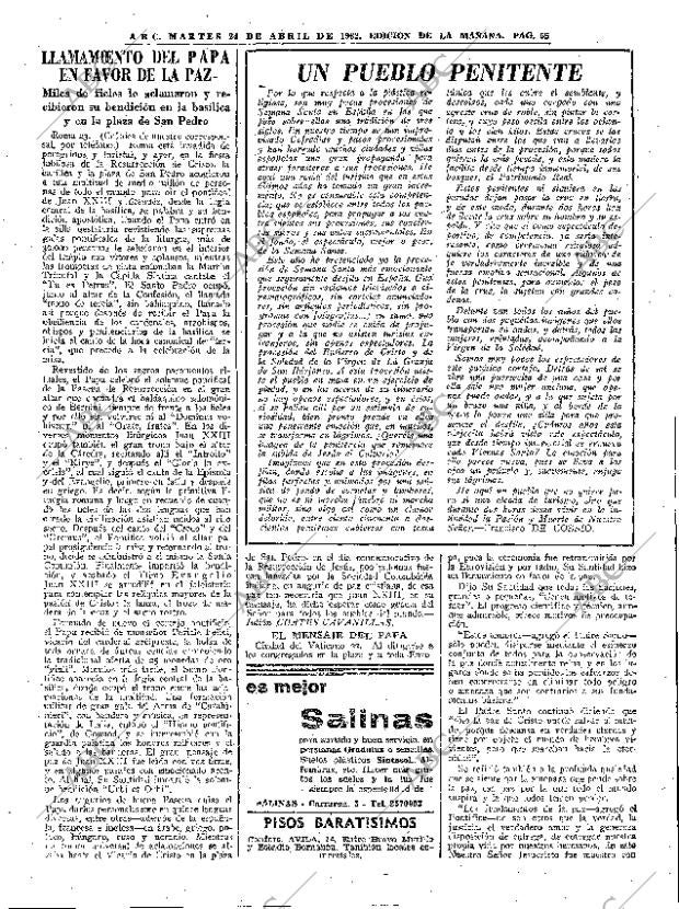 ABC MADRID 24-04-1962 página 55