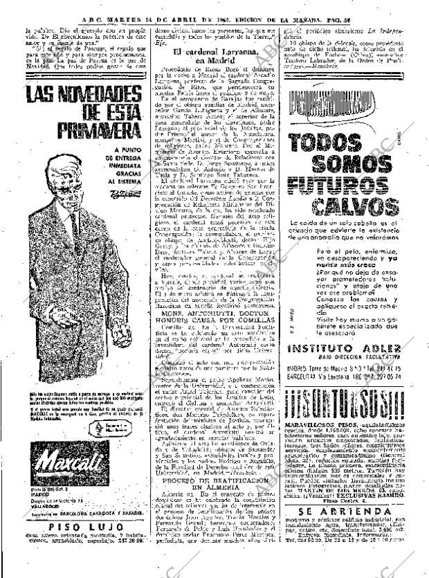 ABC MADRID 24-04-1962 página 56
