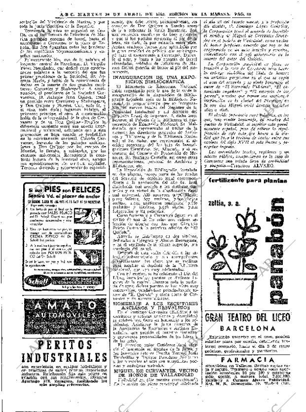 ABC MADRID 24-04-1962 página 58