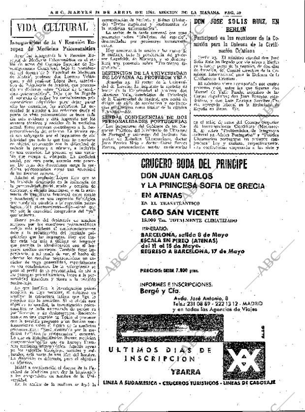 ABC MADRID 24-04-1962 página 59