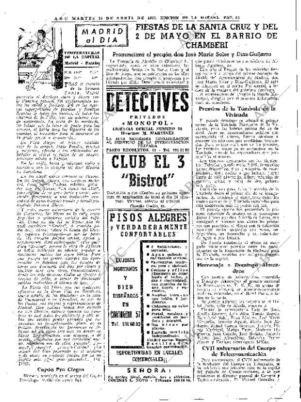ABC MADRID 24-04-1962 página 65