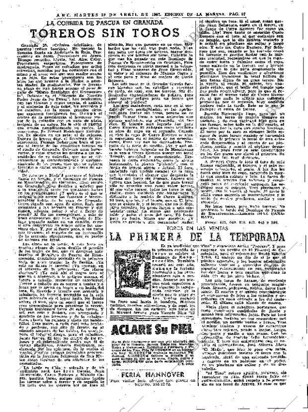 ABC MADRID 24-04-1962 página 67