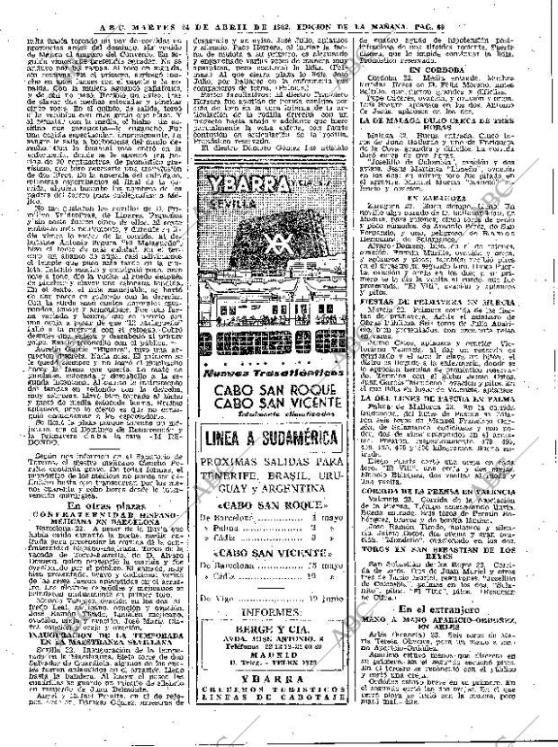 ABC MADRID 24-04-1962 página 69