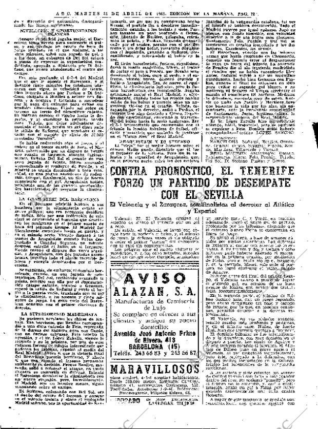ABC MADRID 24-04-1962 página 72