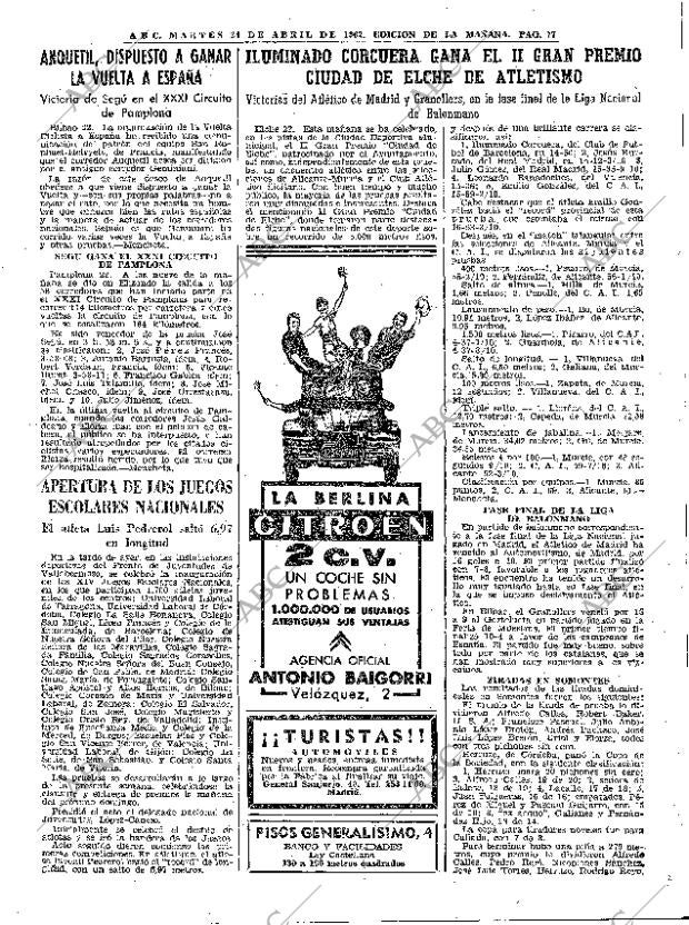 ABC MADRID 24-04-1962 página 77