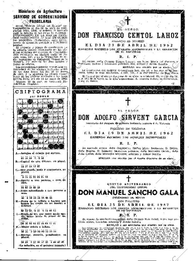 ABC MADRID 24-04-1962 página 92
