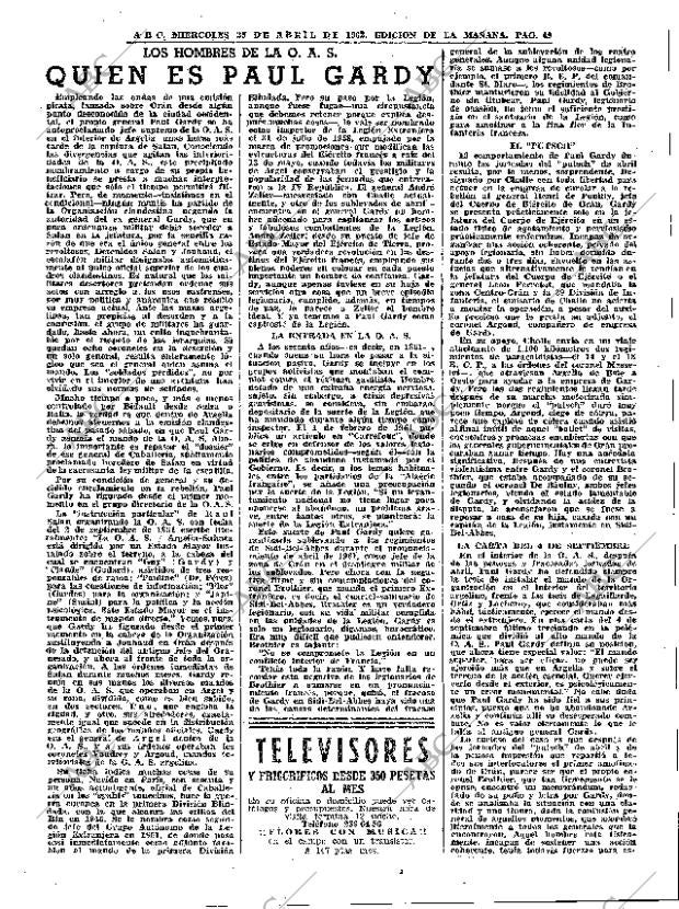 ABC MADRID 25-04-1962 página 49