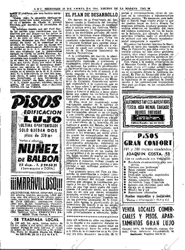 ABC MADRID 25-04-1962 página 50