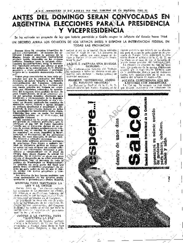 ABC MADRID 25-04-1962 página 53