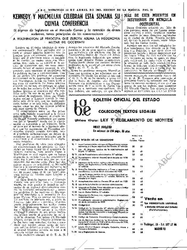 ABC MADRID 25-04-1962 página 55