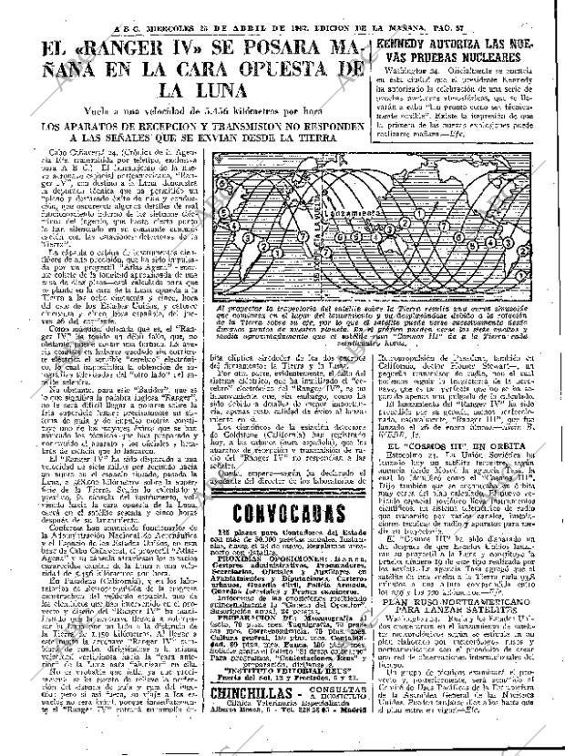 ABC MADRID 25-04-1962 página 57