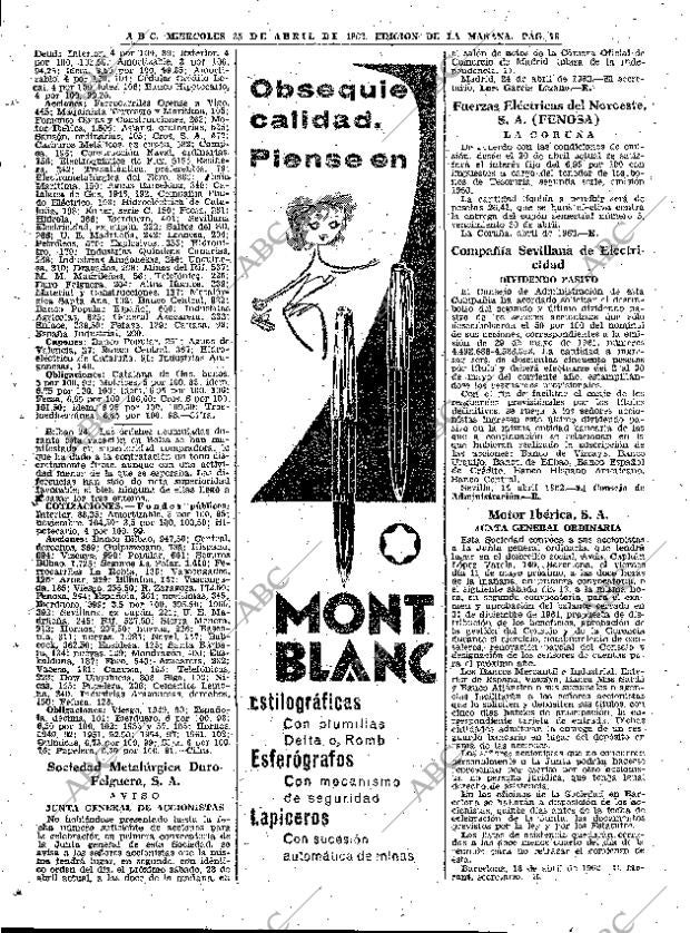 ABC MADRID 25-04-1962 página 78