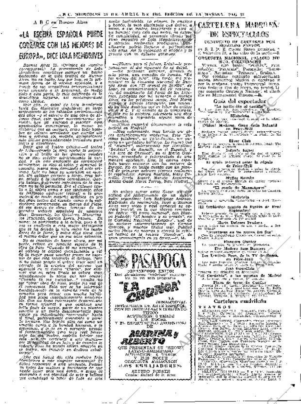 ABC MADRID 25-04-1962 página 83