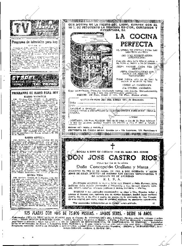 ABC SEVILLA 25-04-1962 página 63