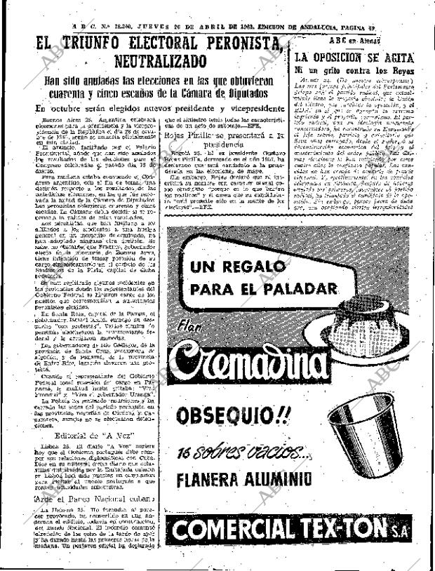 ABC SEVILLA 26-04-1962 página 49