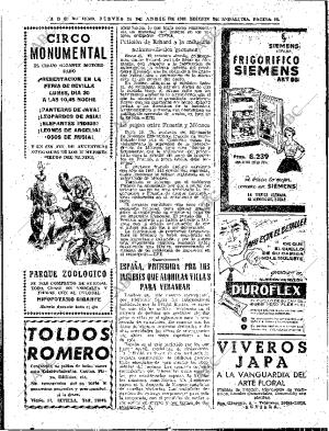 ABC SEVILLA 26-04-1962 página 58