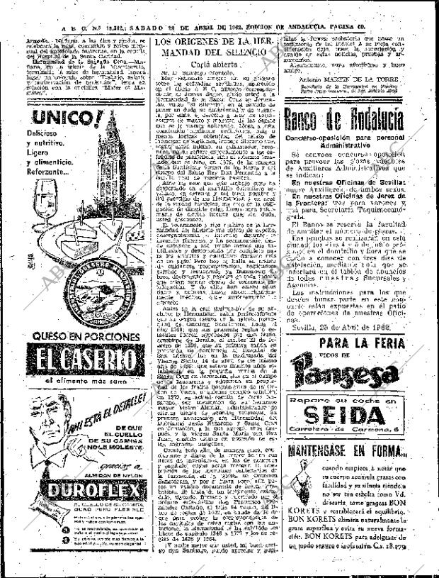 ABC SEVILLA 28-04-1962 página 60