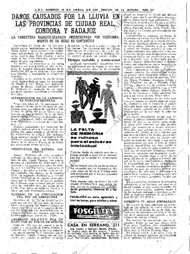 ABC MADRID 29-04-1962 página 101