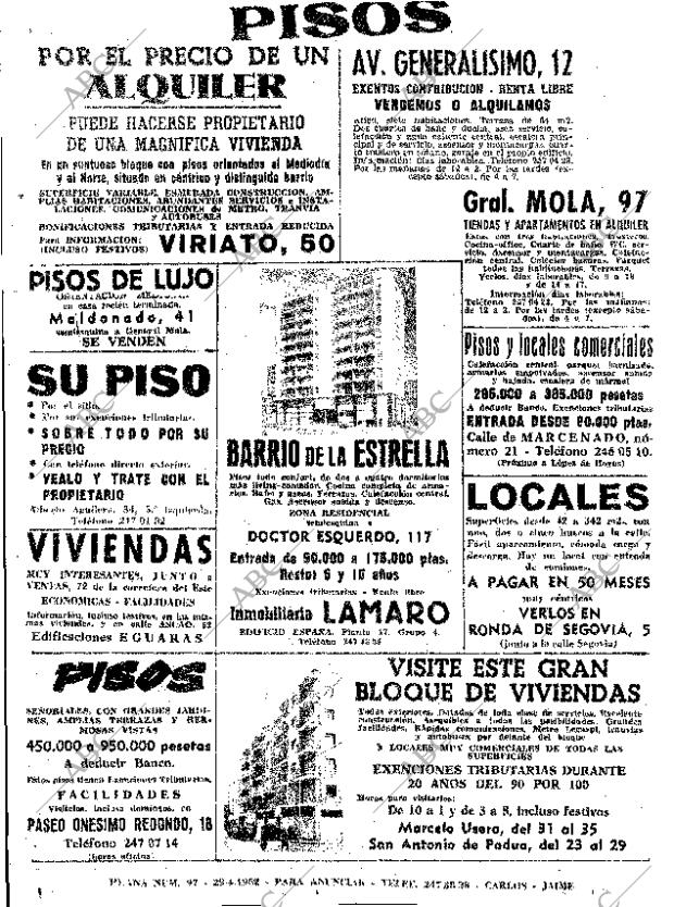 ABC MADRID 29-04-1962 página 40