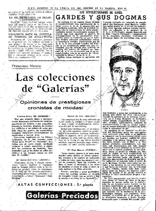 ABC MADRID 29-04-1962 página 81