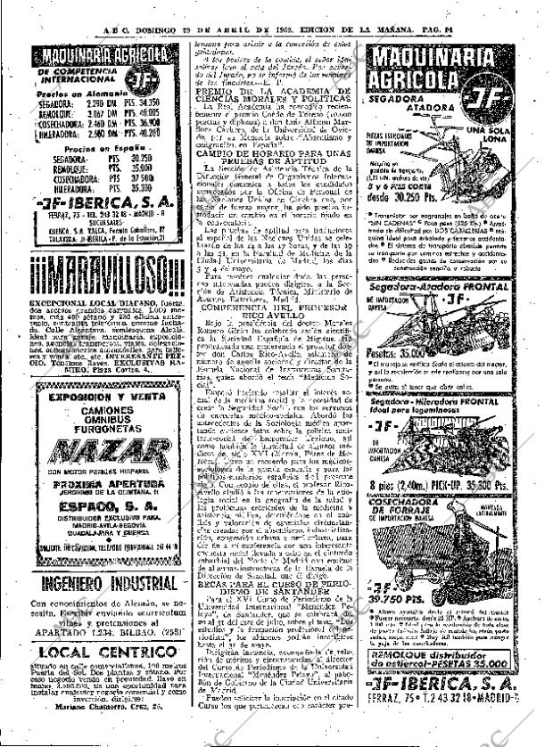 ABC MADRID 29-04-1962 página 94