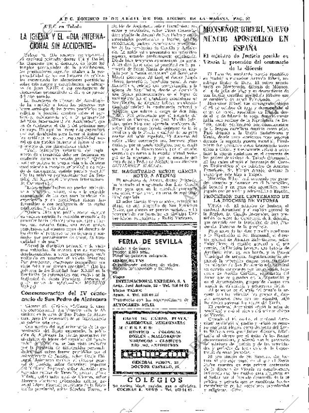 ABC MADRID 29-04-1962 página 97