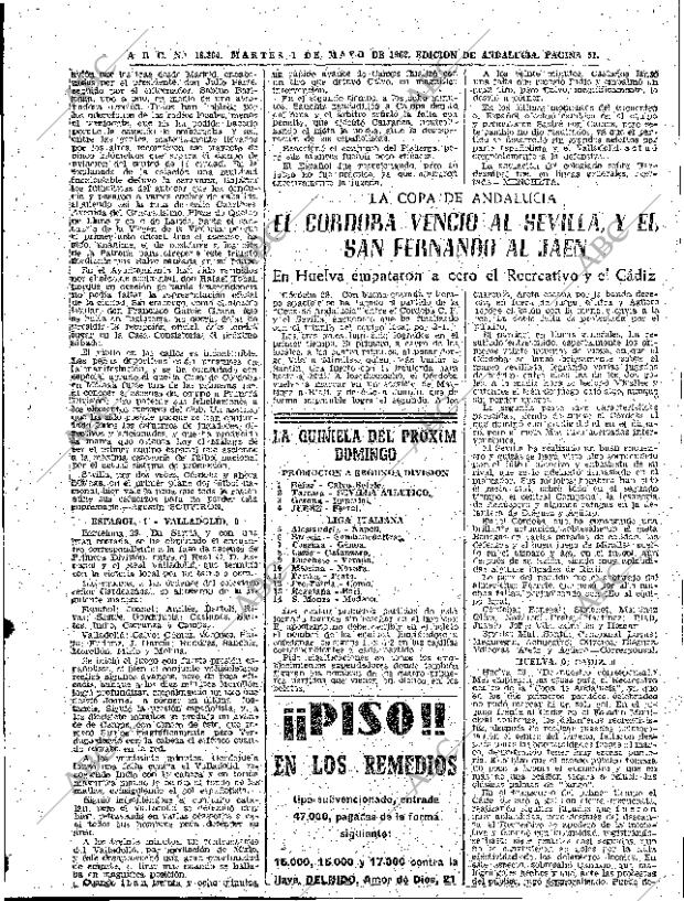 ABC SEVILLA 01-05-1962 página 51