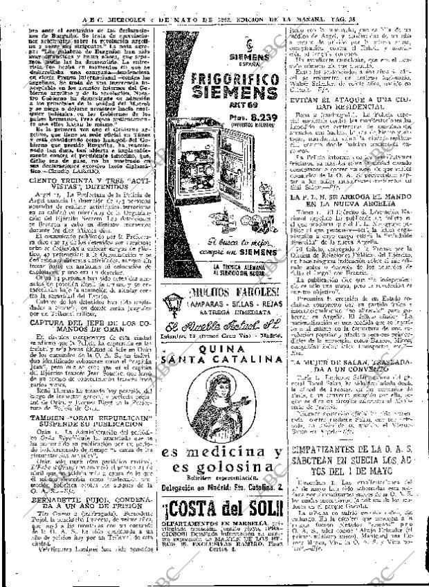 ABC MADRID 02-05-1962 página 38