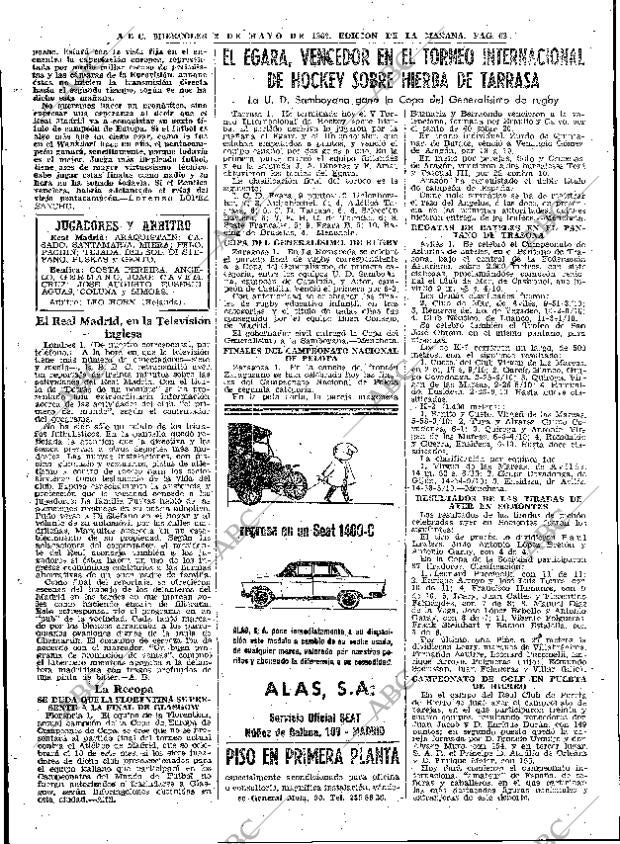 ABC MADRID 02-05-1962 página 62