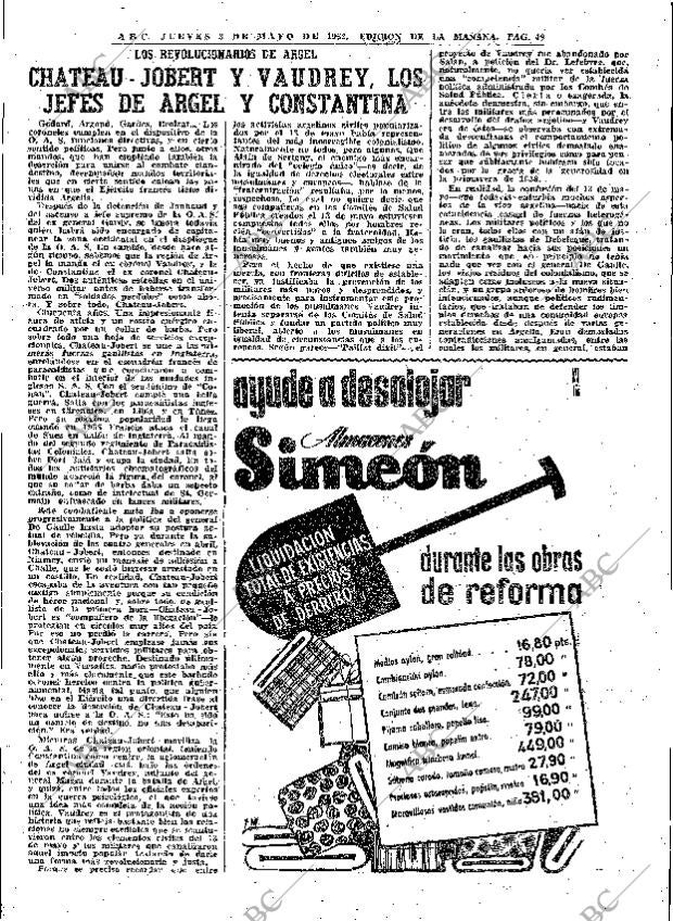 ABC MADRID 03-05-1962 página 49