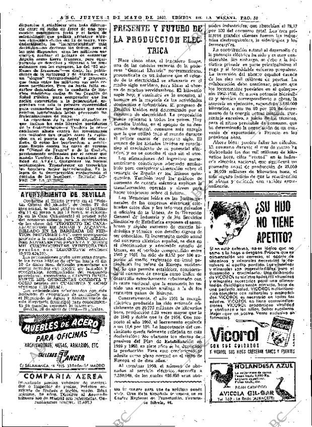 ABC MADRID 03-05-1962 página 50