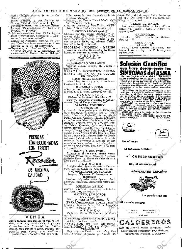 ABC MADRID 03-05-1962 página 64