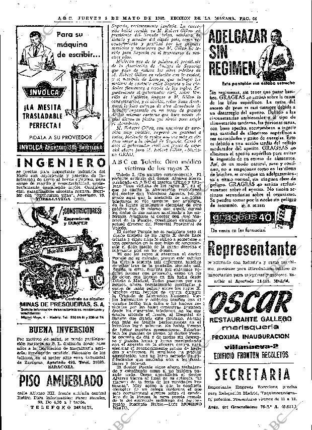 ABC MADRID 03-05-1962 página 66