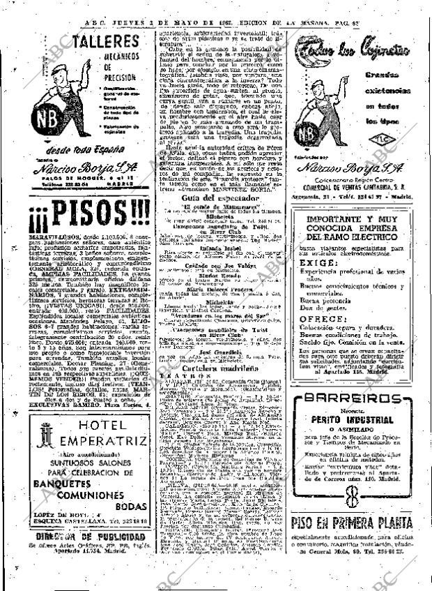 ABC MADRID 03-05-1962 página 82