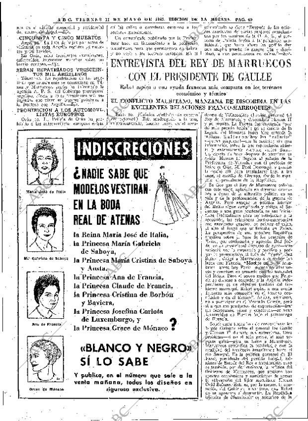 ABC MADRID 11-05-1962 página 49