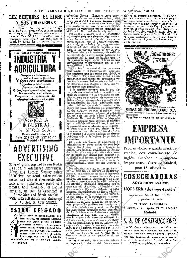 ABC MADRID 11-05-1962 página 52