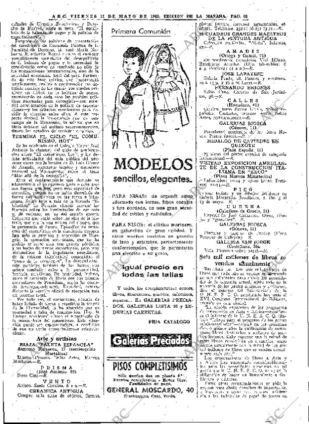 ABC MADRID 11-05-1962 página 62