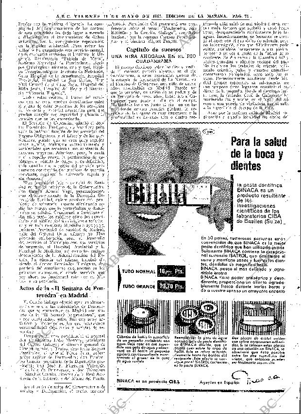 ABC MADRID 11-05-1962 página 71