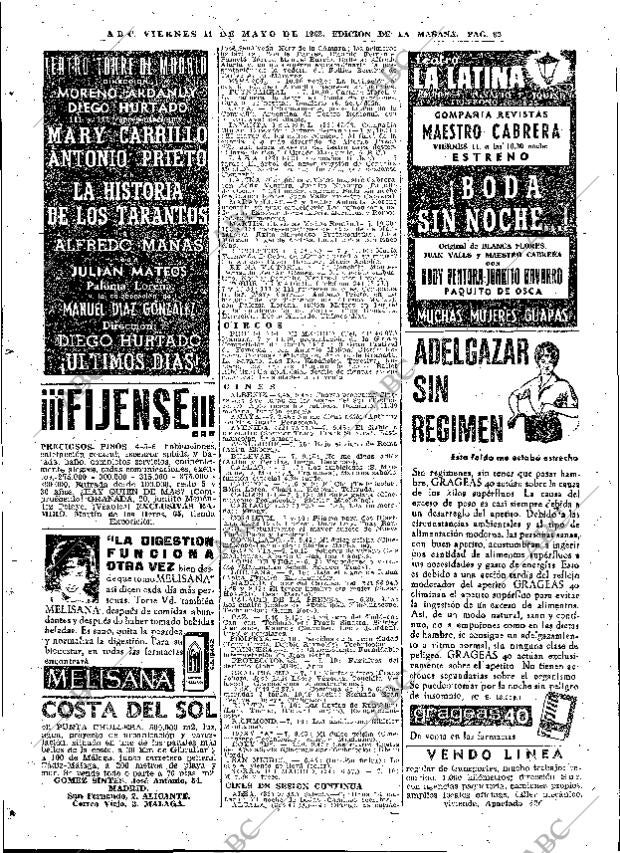 ABC MADRID 11-05-1962 página 82