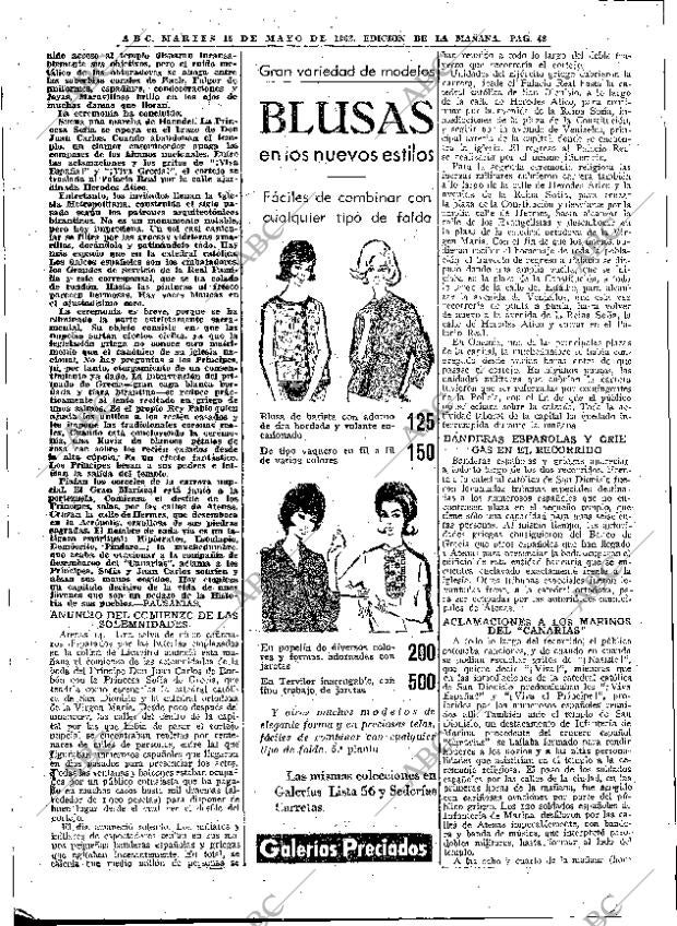 ABC MADRID 15-05-1962 página 48
