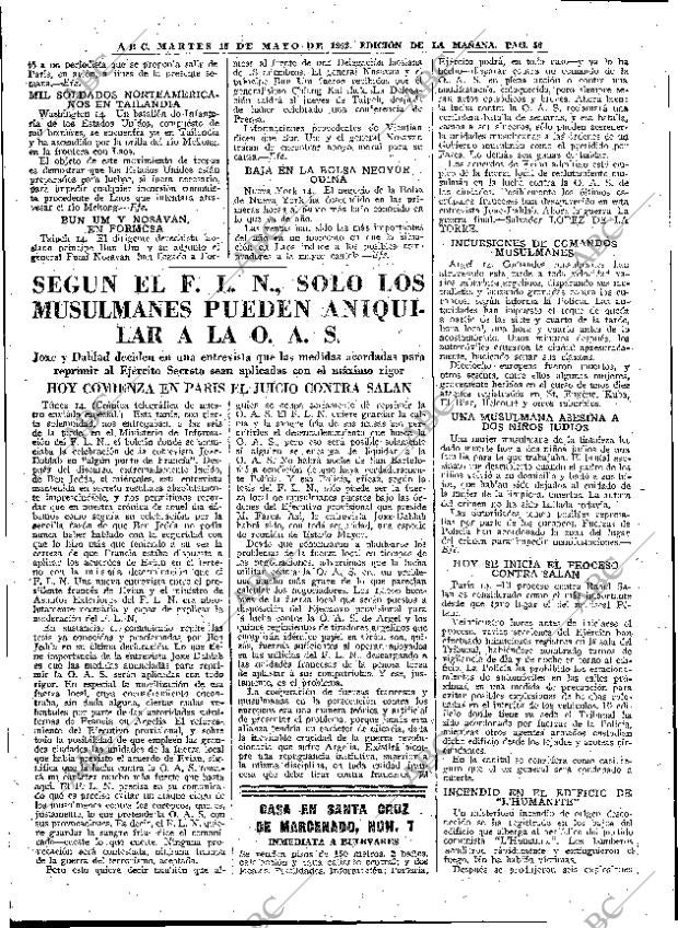 ABC MADRID 15-05-1962 página 56